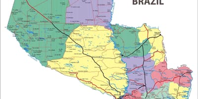 The Paraguay mapa